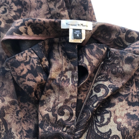 Yvonne Marie patterned ankle pants - Picture 2 of 3